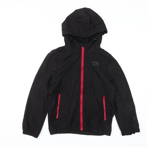 Lee Cooper Boys Black Windbreaker Jacket 13 Years