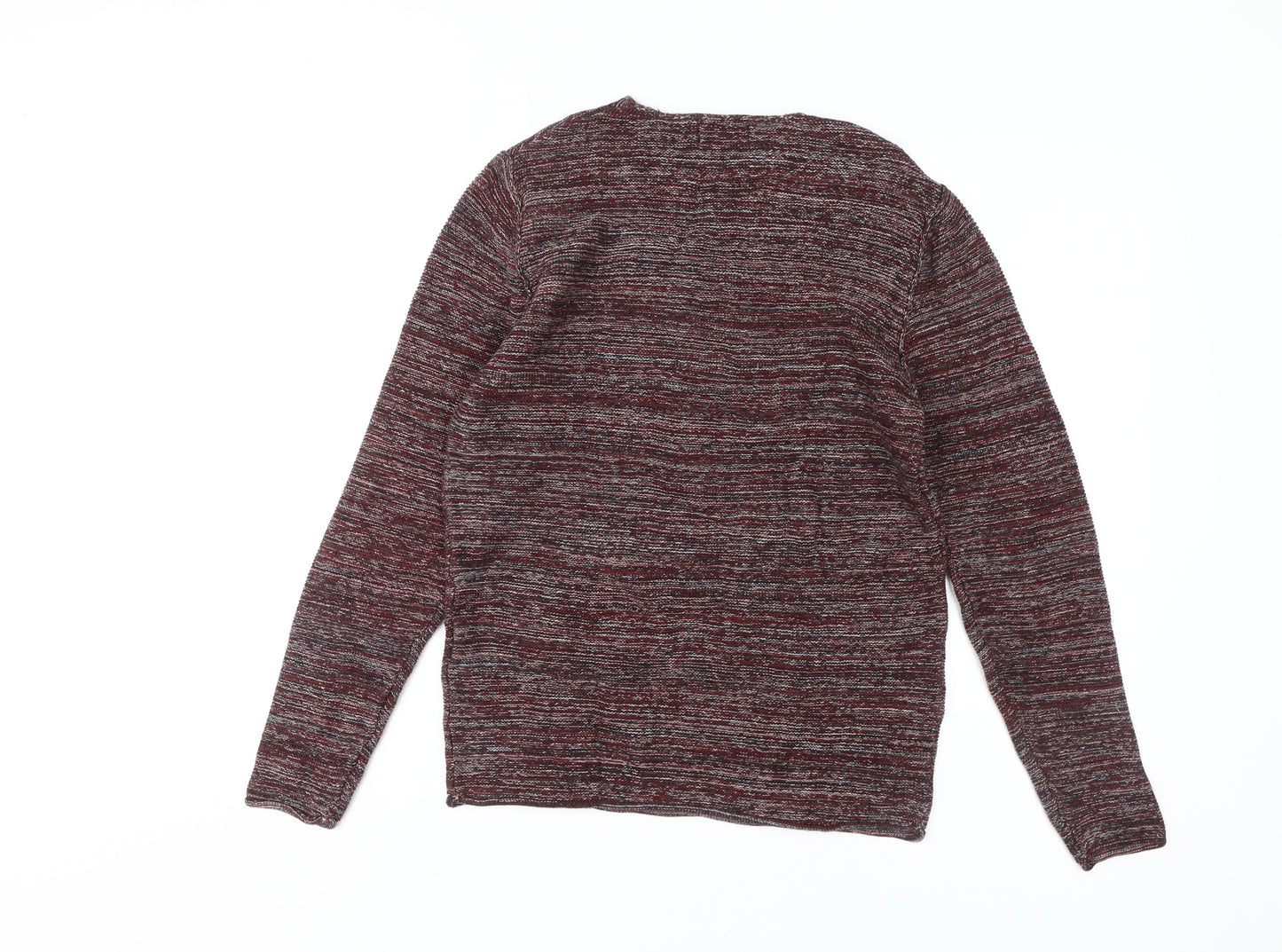 Jack & Jones Men's Red Pullover Jumper Size M