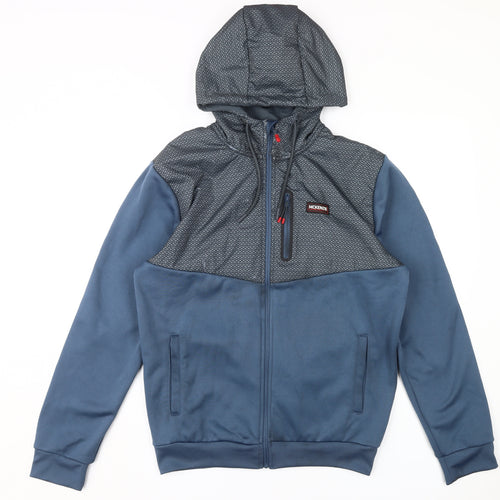 McKenzie Men's Blue Hooded Jacket L