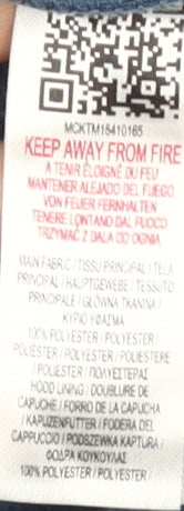 McKenzie Men's Blue Hooded Jacket L