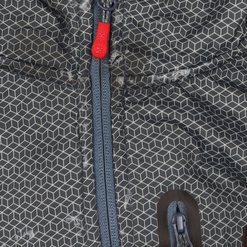 McKenzie Men's Blue Hooded Jacket L