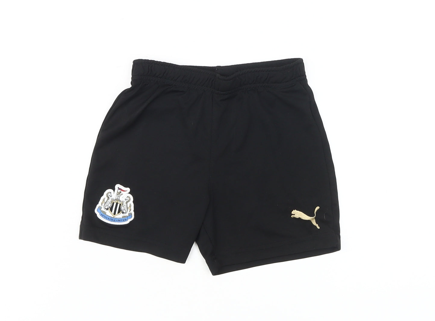 Puma Boys Black Athletic Shorts Size 5-6 Years