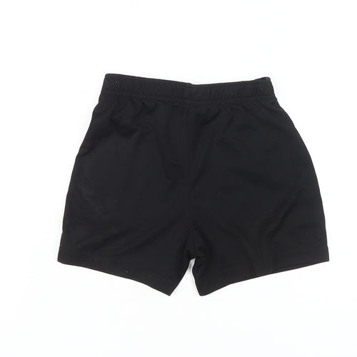 Puma Boys Black Athletic Shorts Size 5-6 Years