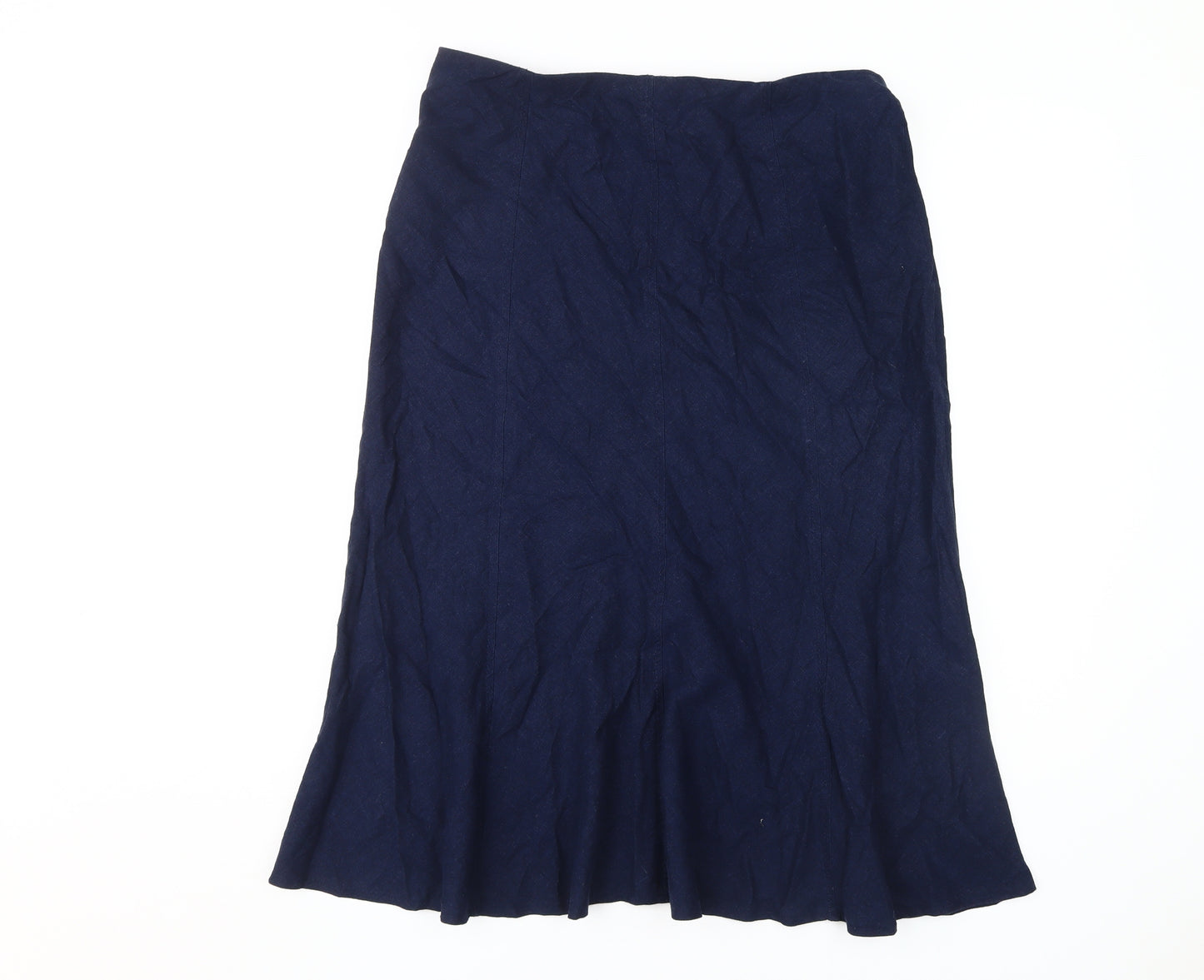 ISLE Collection Blue Midi Skirt Size 14 Women's