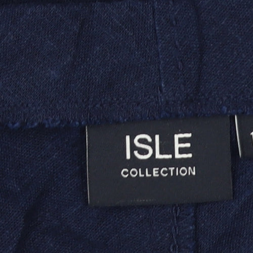 ISLE Collection Blue Midi Skirt Size 14 Women's