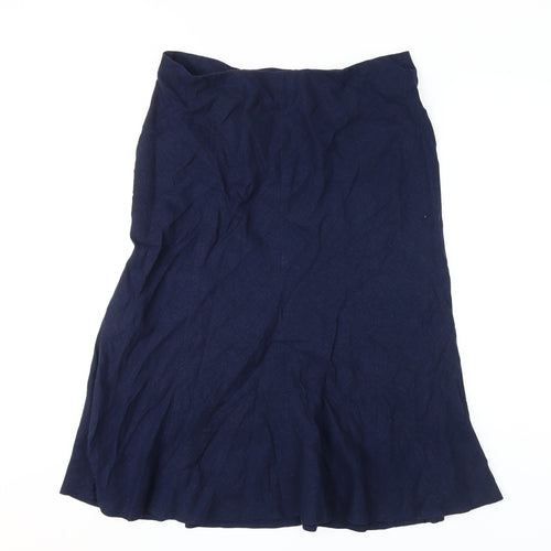 ISLE Collection Blue Midi Skirt Size 14 Women's