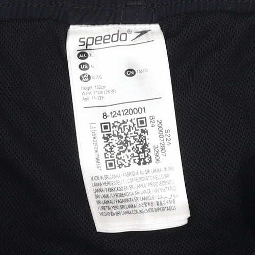 Speedo Boys Black Swim Shorts XL 11-12 Years