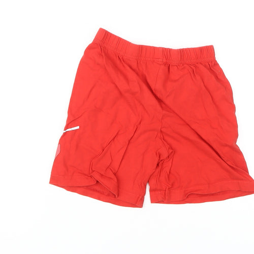 Marks and Spencer Boys Red Spider-Man Elastic Waist Shorts 6-7 Years