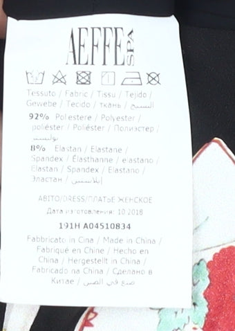 Boutique Moschino Women's Black Sheath Dress Size 8