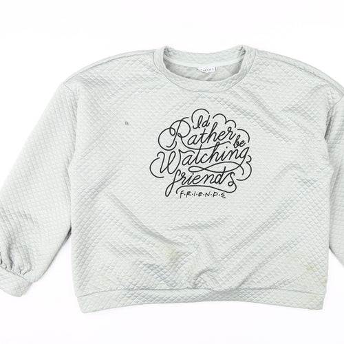Friends Ivory Women's Pullover Sweatshirt Size 14