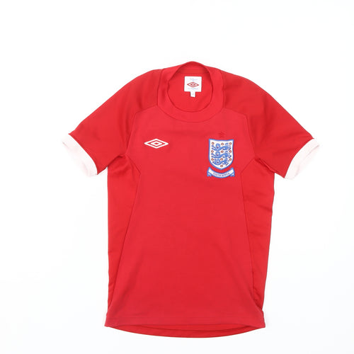 Umbro Boys Red Football T-Shirt Size 146, Sports