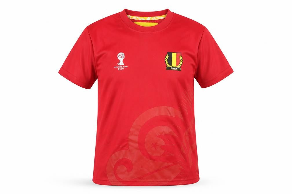 Boys Red FIFA World Cup T-Shirt 7-8 Years Sports Pullover