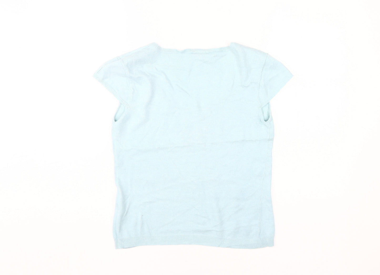 Whistles Women's Blue 100% Cashmere Jumper Size 6