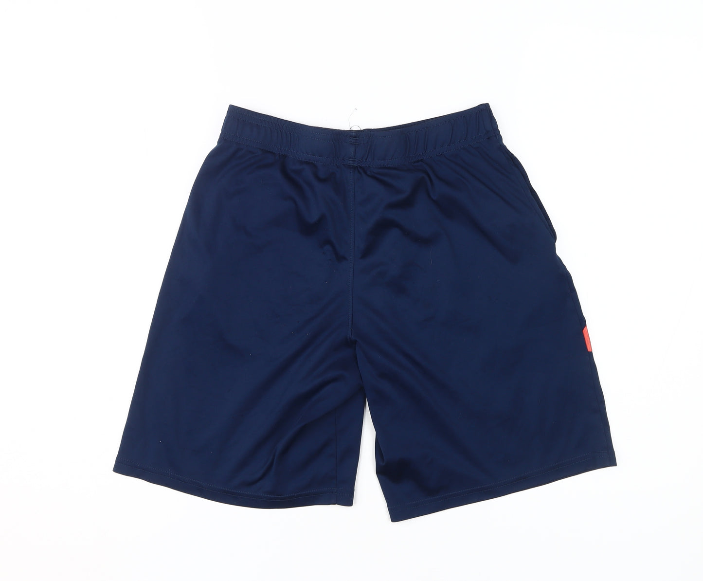 Under Armour Boys Blue Athletic Shorts, Size 10-11, Sports Fit