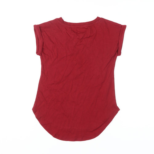 Harry Potter Girls' Red T-Shirt, Wizarding World, 7-8 Years