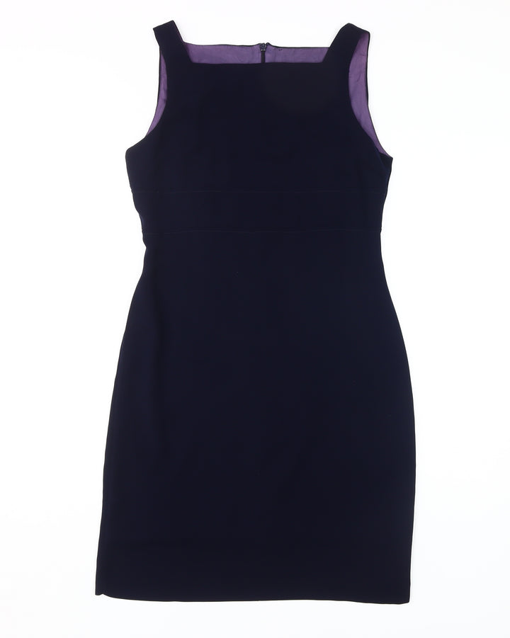 River Island Women's Black Sheath Dress Size 12 Formal
