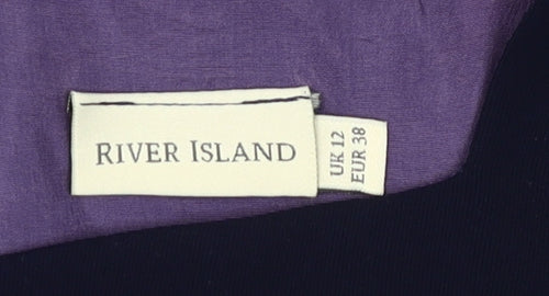 River Island Women's Black Sheath Dress Size 12 Formal