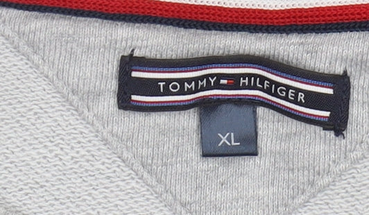 Tommy Hilfiger Men's Grey XL Pullover Sweatshirt