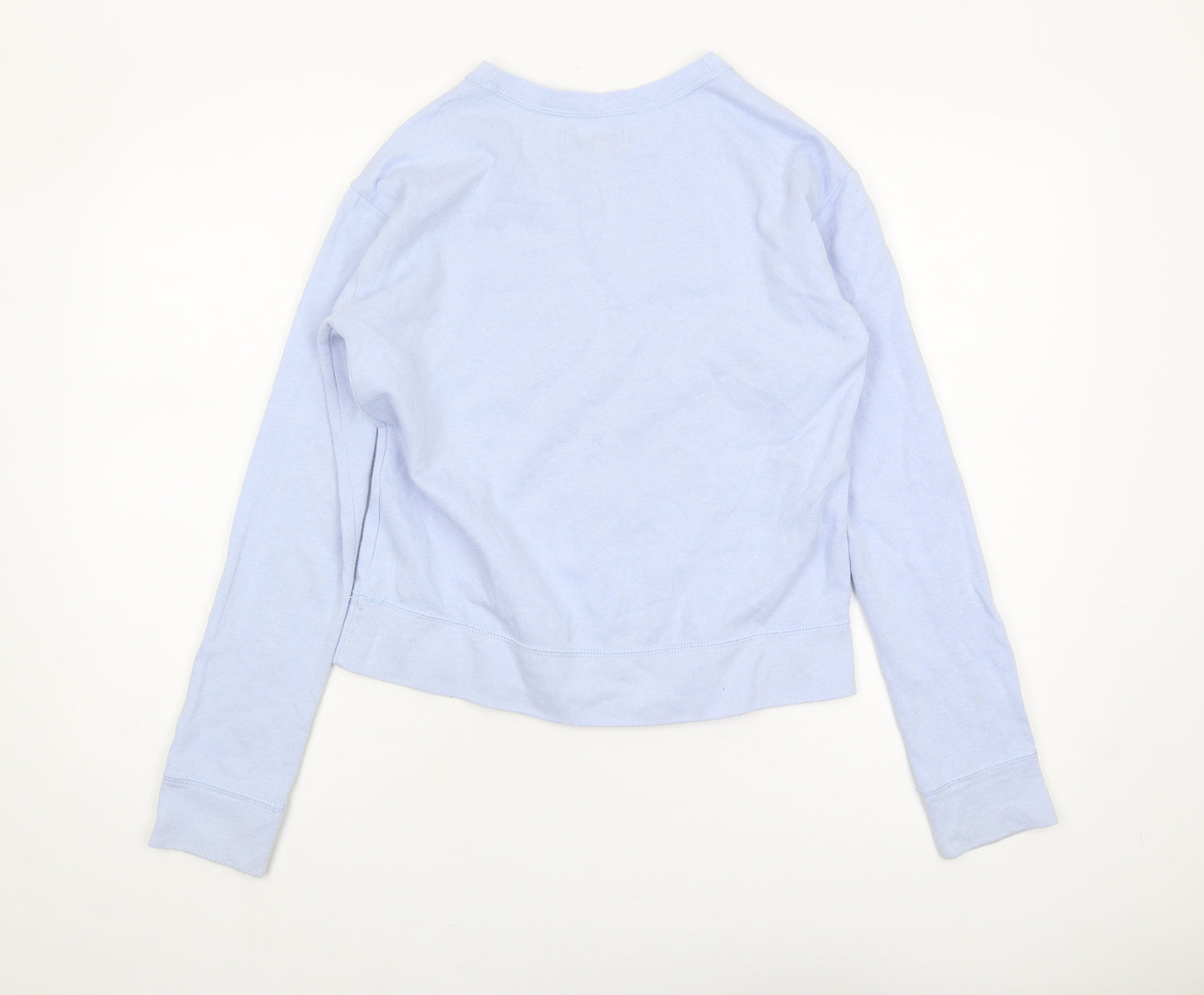 Hollister Women's Blue XS Graphic Print Sweatshirt