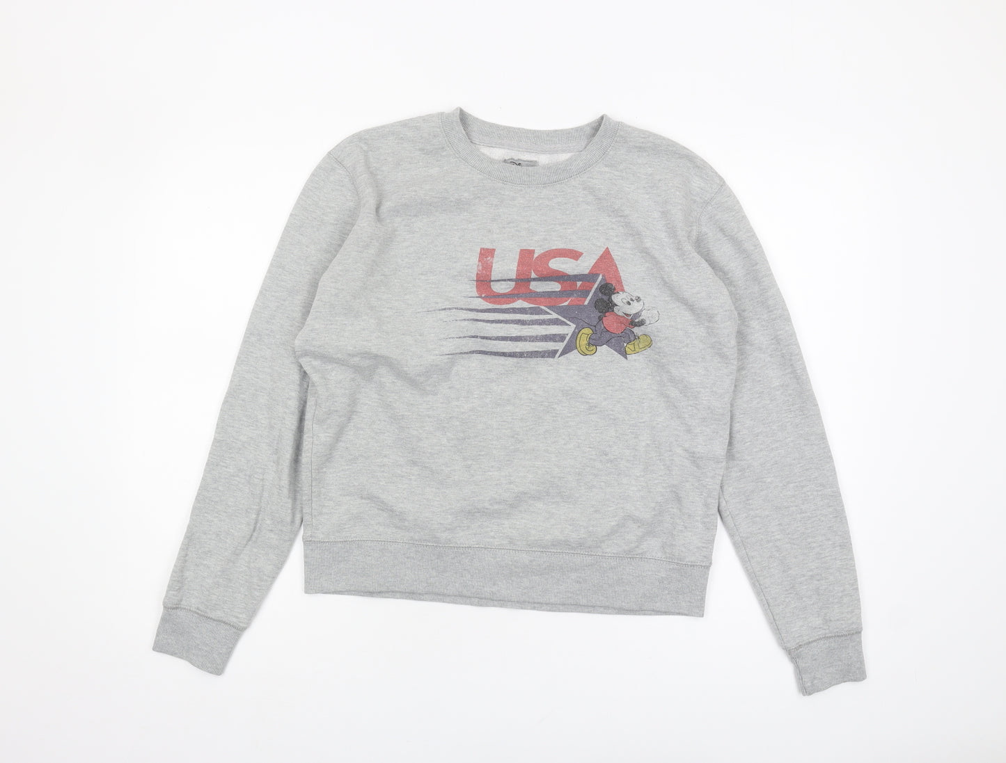 Disney Unisex Grey Pullover Sweatshirt Size S