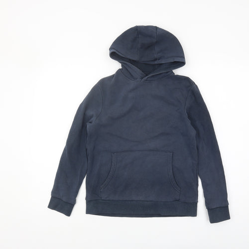 Marks and Spencer Boys Blue Pullover Hoodie 11-12 Years