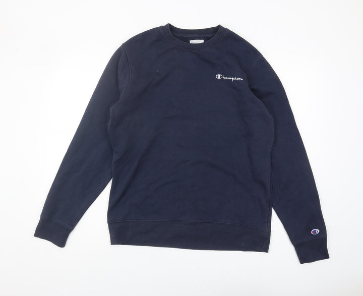 Champion Men's Blue Pullover Sweatshirt M