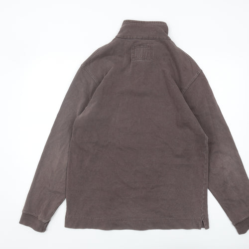 Jack Russell Men's Brown 1/4 Zip Sweatshirt - Size S