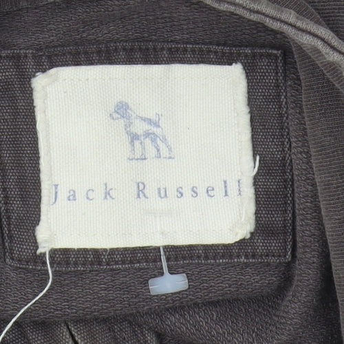 Jack Russell Men's Brown 1/4 Zip Sweatshirt - Size S