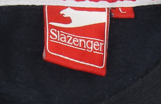 Slazenger Men's Black Pullover Sweatshirt - Size L