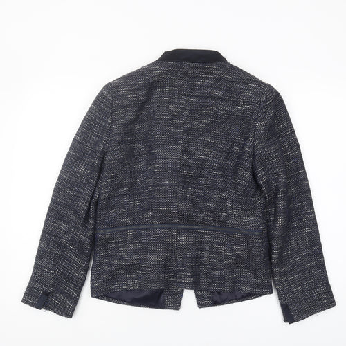 Marks and Spencer Women’s Blue Tweed Blazer Size 12