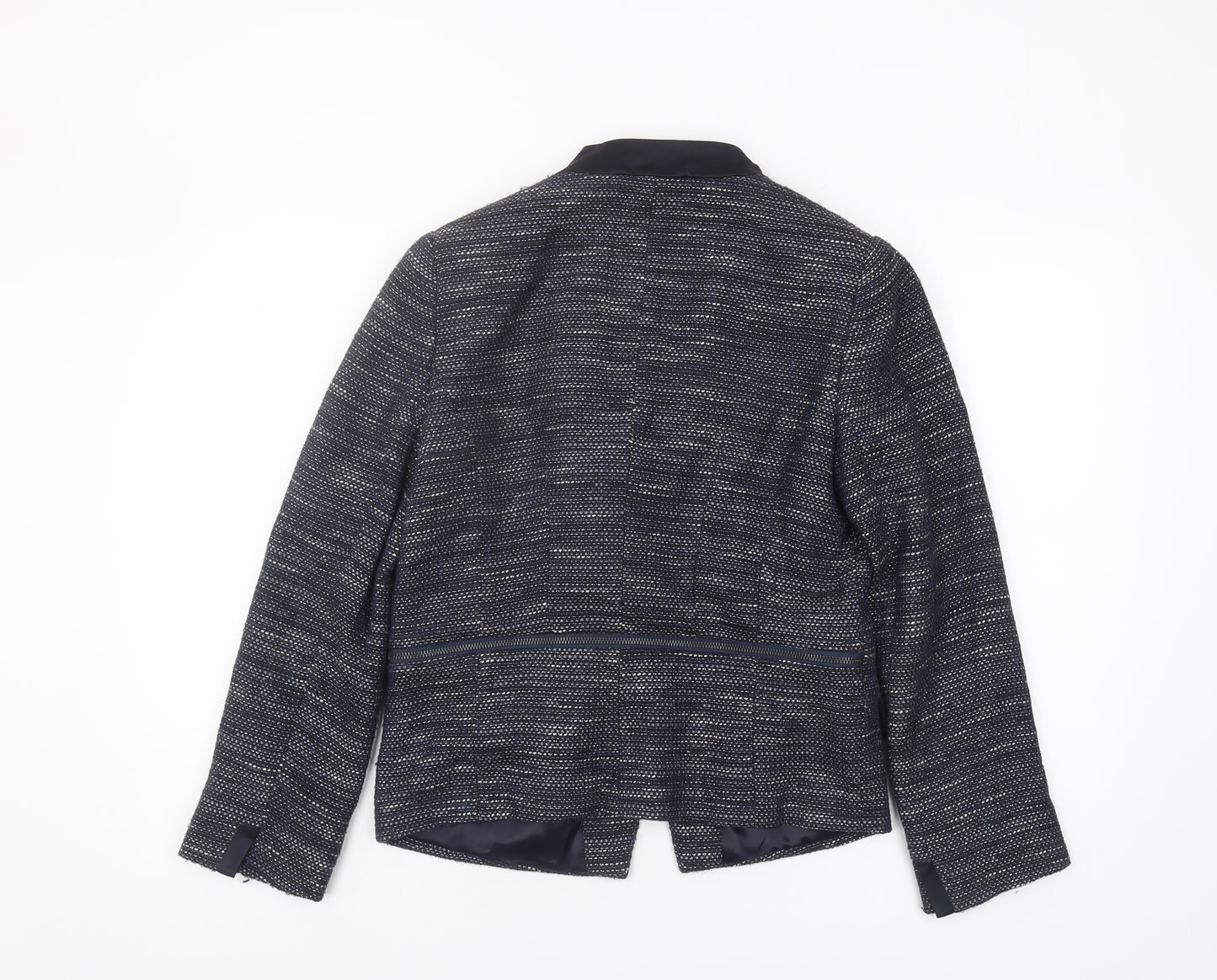 Marks and Spencer Women’s Blue Tweed Blazer Size 12