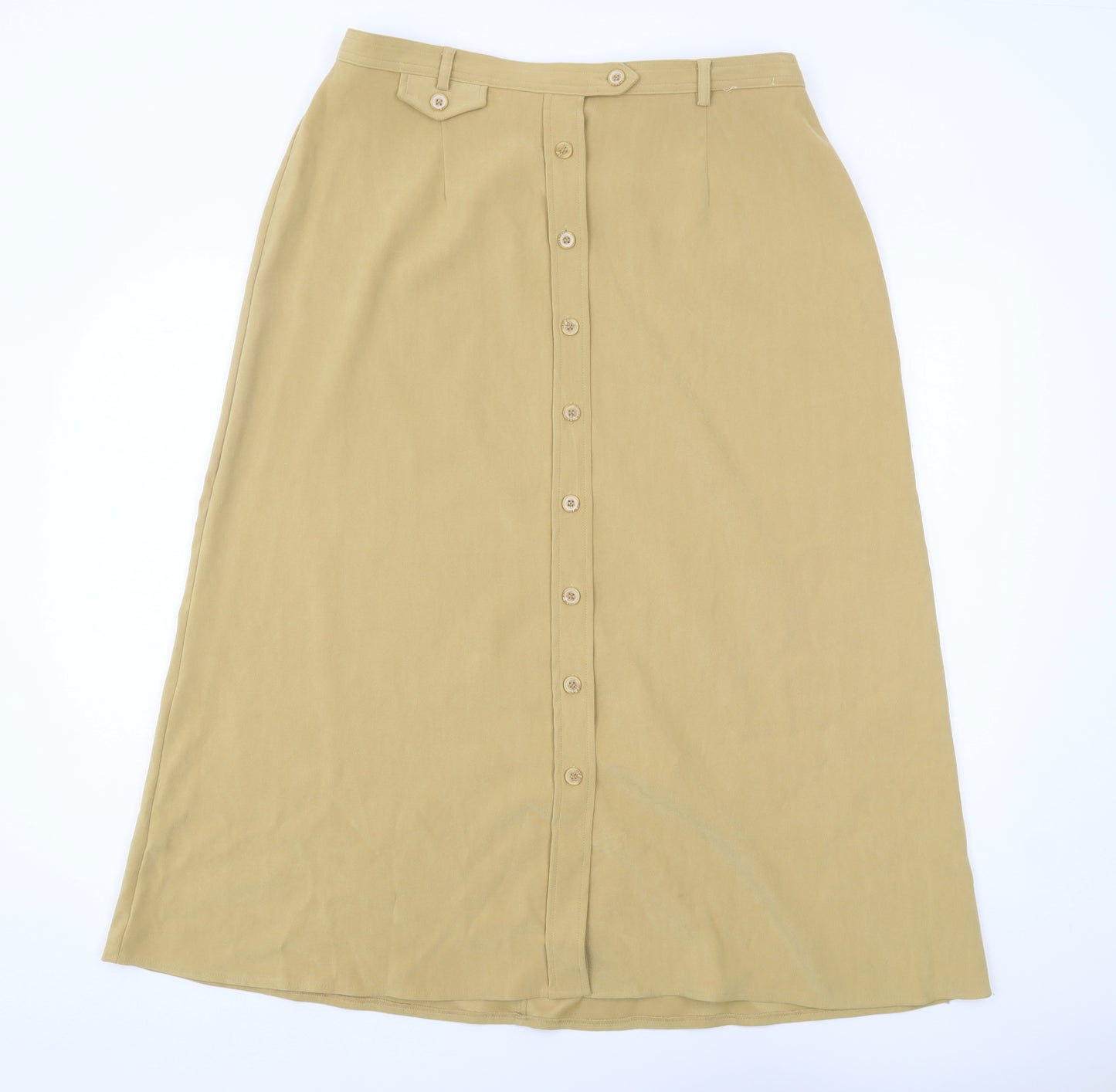 Mackays Women's Beige Button Skirt Size 18