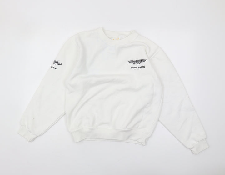 Uneek White XS Sweatshirt Unisex Adults Pullover