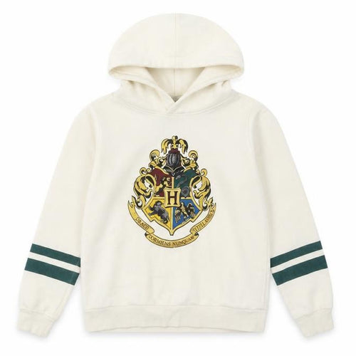 H&M Girls Ivory Harry Potter Pullover Hoodie, Size 10-12