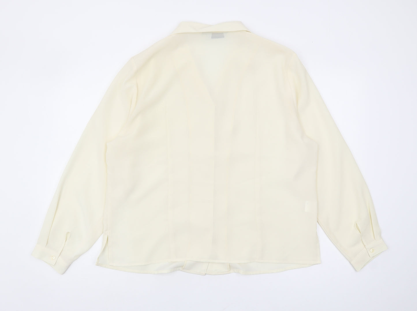 Amalia Montijano Women's Ivory Blouse Size 22