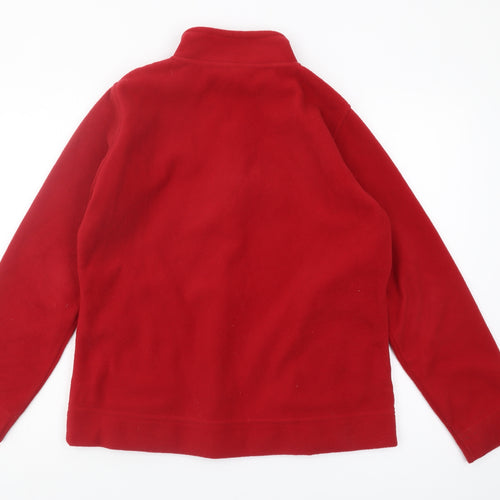 Isle Women's Red Fleece Jacket M Casual Style