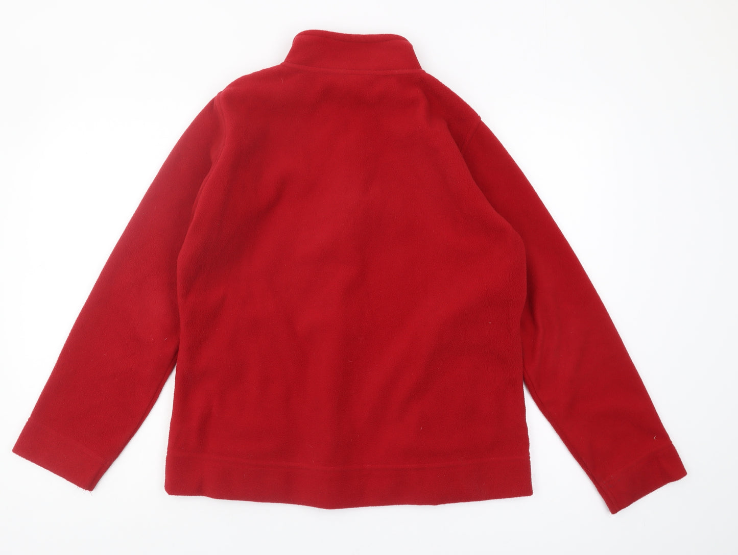 Isle Women's Red Fleece Jacket M Casual Style