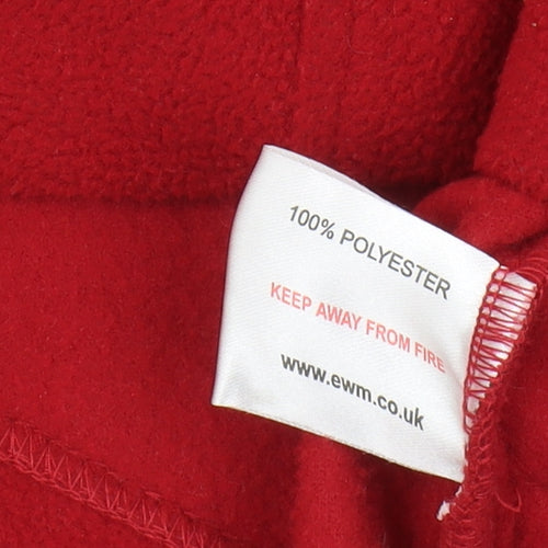 Isle Women's Red Fleece Jacket M Casual Style