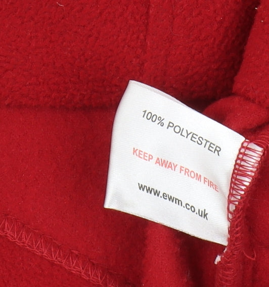 Isle Women's Red Fleece Jacket M Casual Style