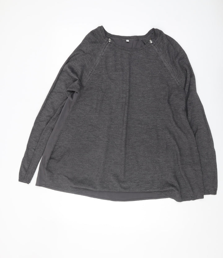 Marks and Spencer Women's Grey Jumper, Size 12