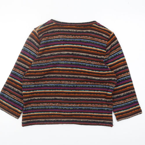 Per Una Women's Multicoloured 3/4 Sleeve Cardigan Size 18