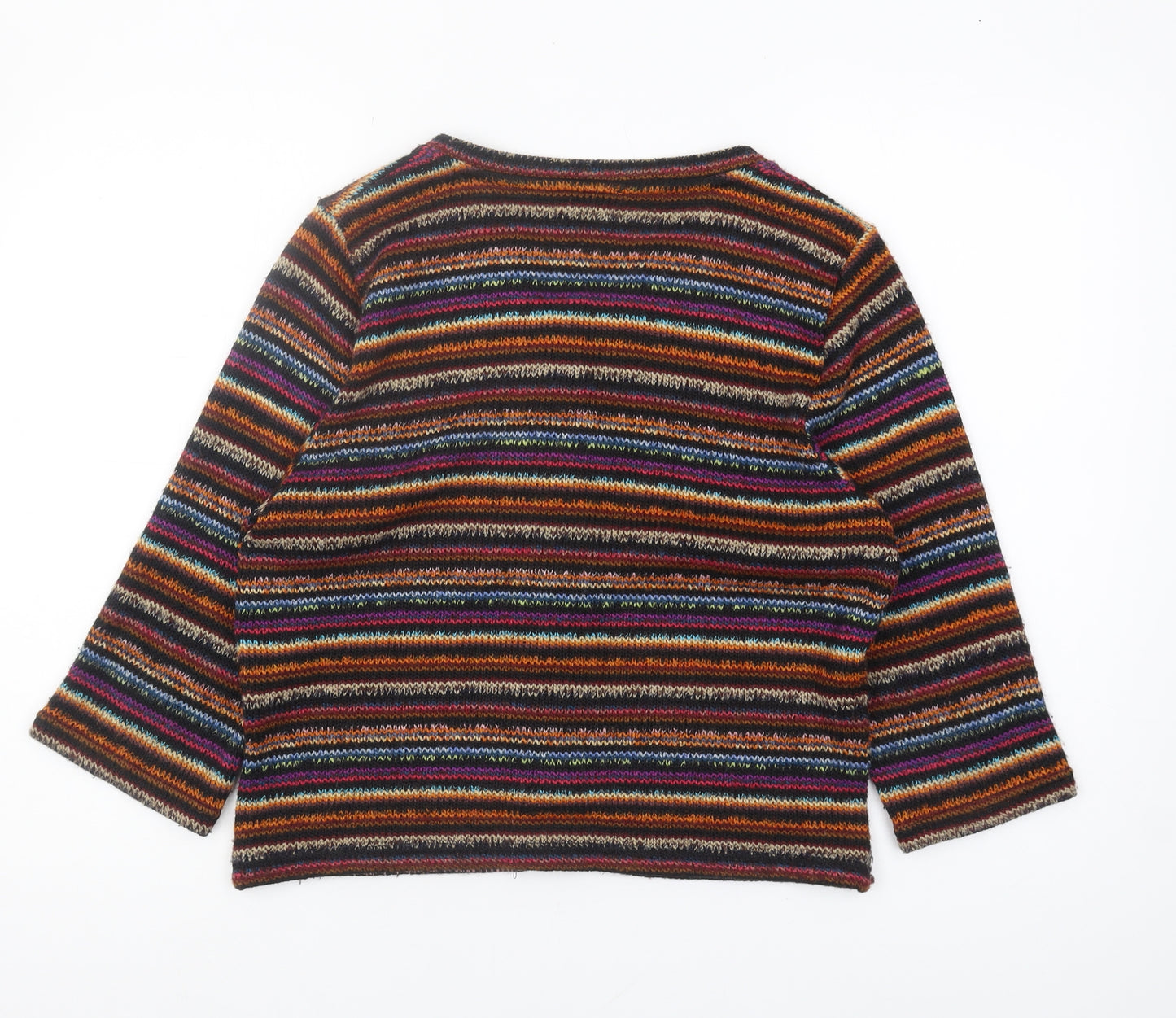 Per Una Women's Multicoloured 3/4 Sleeve Cardigan Size 18