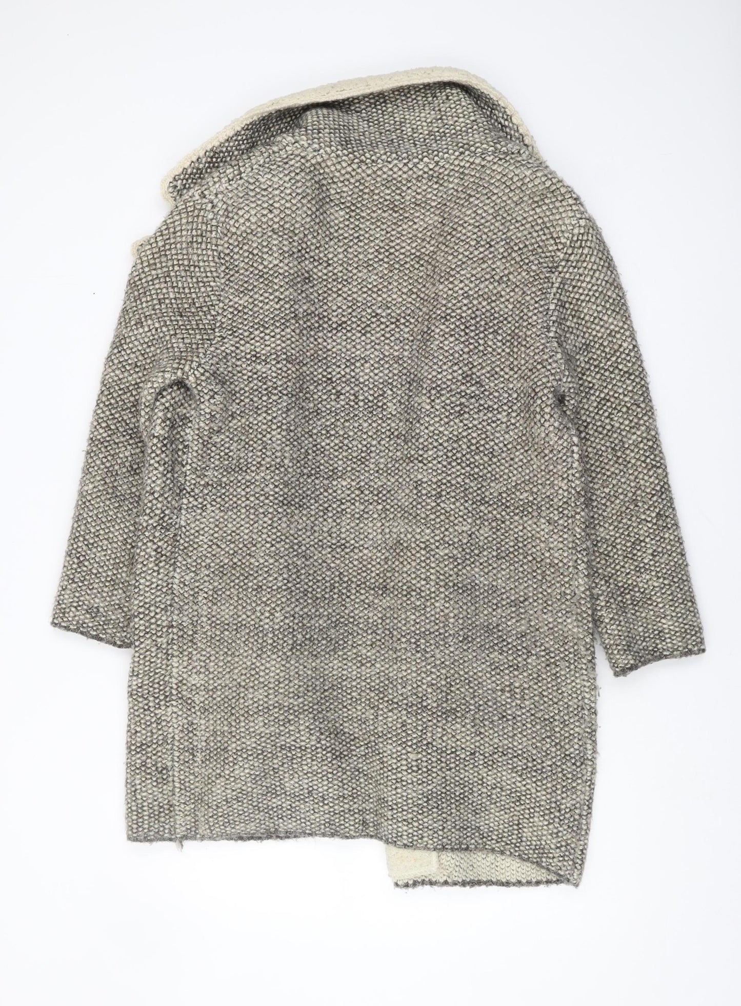 Zara Women's Grey Knit Cardigan, Size M