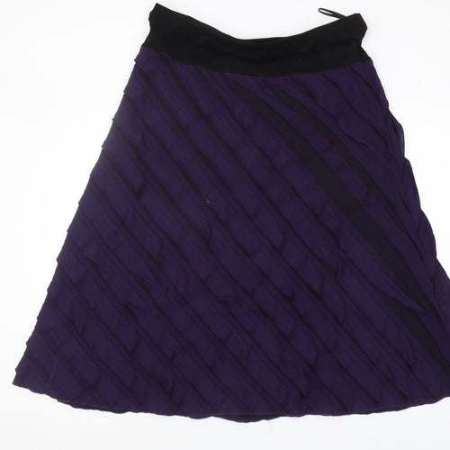 Marks and Spencer Women's Purple Skirt Size 16