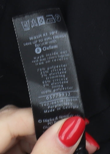 Marks and Spencer Women's Purple Skirt Size 16