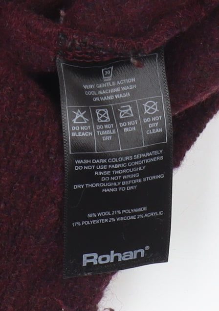 Rohan Women's Purple Cardigan, Size 14, Long Sleeve
