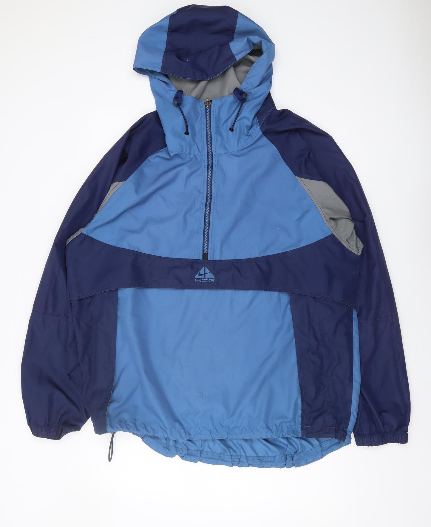 Nike Men's Blue Windbreaker Jacket L