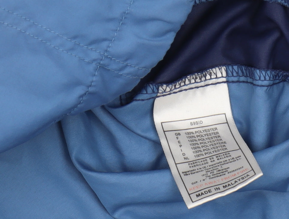 Nike Men's Blue Windbreaker Jacket L