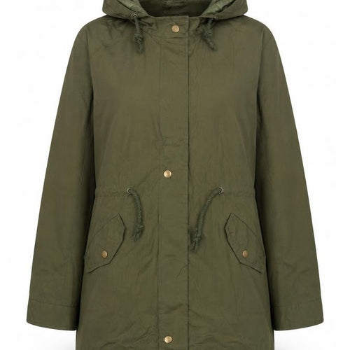 Nicholas Reid Women's XL Green Parka Coat with Hood