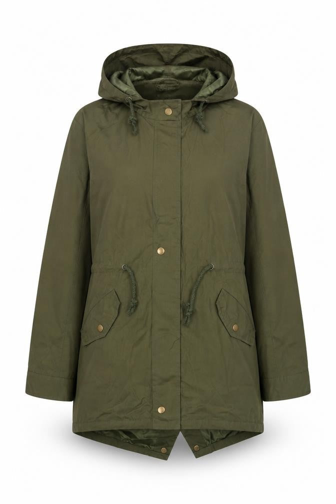 Nicholas Reid Women's XL Green Parka Coat with Hood
